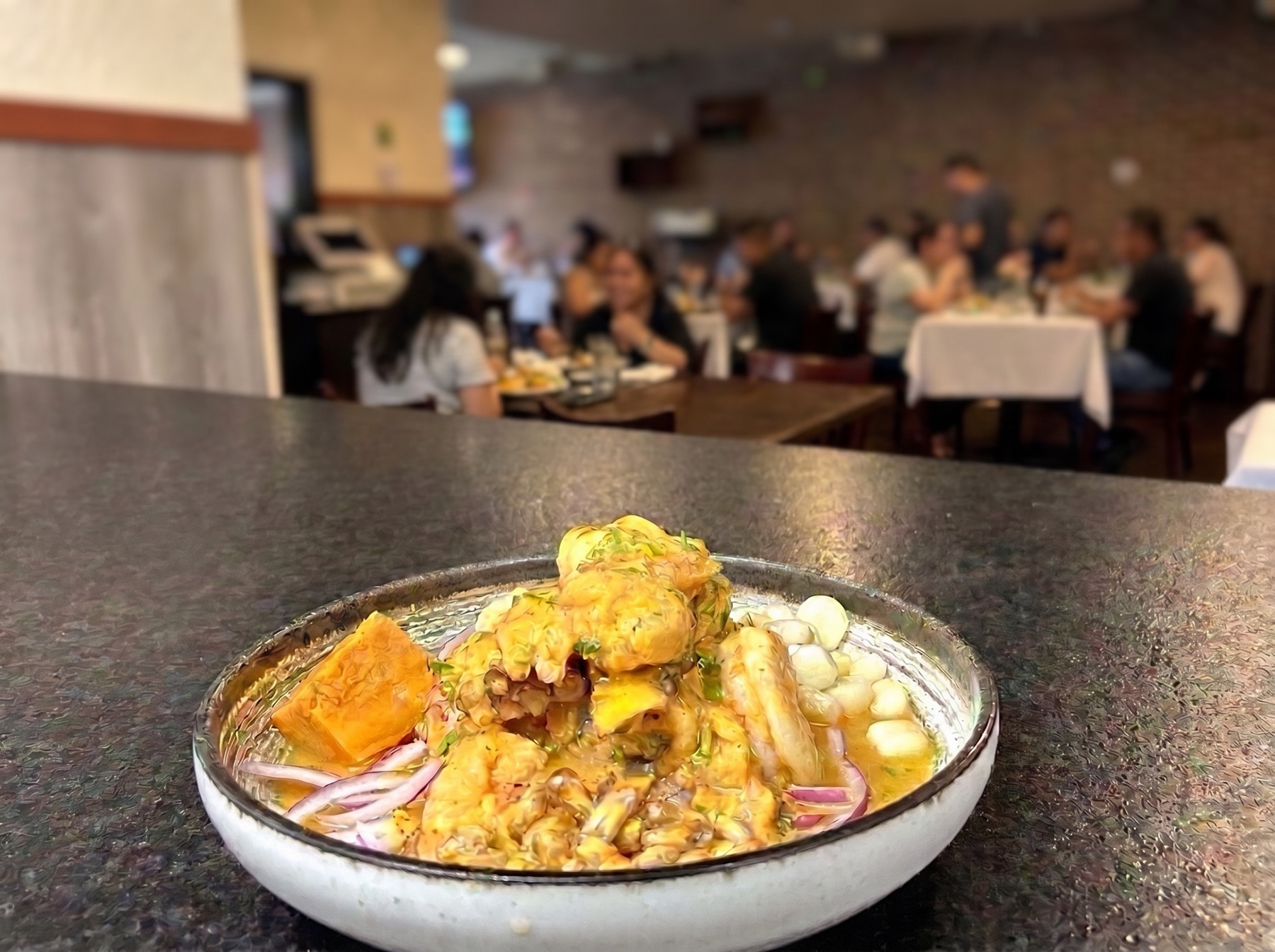 Emelina's Ceviche signature dish